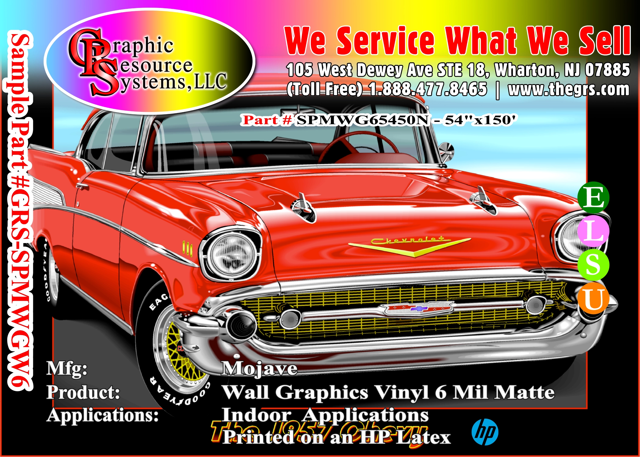 Mojave Wall Graphics Vinyl 6mil